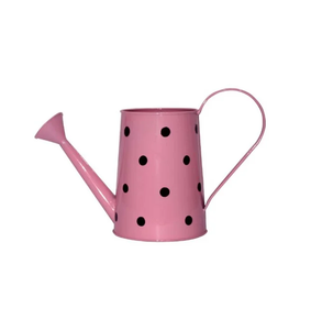 Arrosoir décoratif en métal avec motif floral, arrosoir de jardin coloré avec long bec verseur et poignée, style vintage pour l'intérieur - Product Image 2