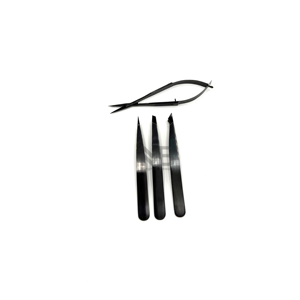 แหนบถอนขนคิ้วสแตนเลสสตีลปลายแหลมความแม่นยำสูงพร้อมโลโก้สั่งทำ - Product Image 6