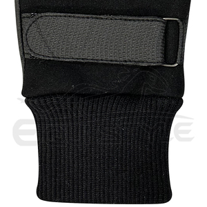 Guantes de equitación negros de dedo completo para hombre y mujer, con puño acanalado, antideslizantes, correa de muñeca ajustable, pantalla táctil, guantes ecuestres de invierno - Product Image 4