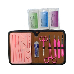 Kit de pratique de formation de suture de chirurgie Kit de formation de pratique Étudiants en médecine Pratique de la suture Coussinet de peau chirurgical Instrument médical - Product Image 1