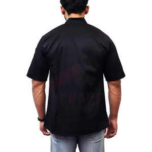 Chaqueta de Chef Personalizada para Hombre, de Polialgodón, Doble Botonadura, Estilo Abrigo, Camisa de Cocina para Hotel, Restaurante, Ropa de Cocina - Product Image 6