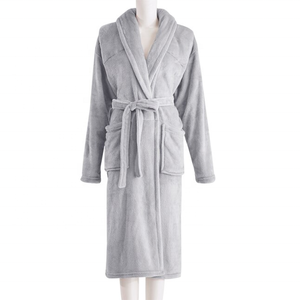 Accappatoi Unisex in pile corallo per Hotel di qualità di <span class=keywords><strong>lusso</strong></span> Logo personalizzato o <span class=keywords><strong>accappatoio</strong></span> da <span class=keywords><strong>donna</strong></span> ricamato - Product Image 4