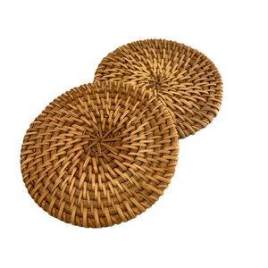 ที่รองแก้วหวายธรรมชาติเป็นมิตรกับสิ่งแวดล้อมแฮนด์เมดจากเวียดนามคุณภาพสูงการออกแบบใหม่การออกแบบที่ไม่ซ้ําใครยอดนิยมที่สุด - Product Image 3