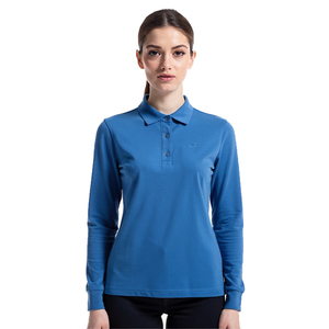 Polo uni pour femme 100% coton polyester à manches courtes, col rabattu, chemise de golf pour femme - Product Image 5