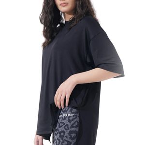Custom Wholesale Women <b>Plain</b> <b>T</b> <b>Shirt</b> Wholesale Custom Heavyweight Cotton Slim Fit Black Tee Private Label - Product Image 1
