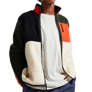 Nouveautés : Vestes polaires en sherpa doux pour homme, coupe ample, style streetwear décontracté, avec logo personnalisé, en vente - Product Image 2