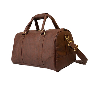 Bolsa de Gimnasio de Cuero, Gran Capacidad, Deportiva, Resistente al Agua, 20-35L, con Compartimento para Zapatos, para Viajes - Product Image 5