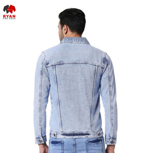 Chaqueta Vaquera Personalizada de Primera Calidad Ryan Pro Gear para Hombre, Cierre de Botones, Acolchada, de Secado Rápido, Corte Regular - Product Image 6