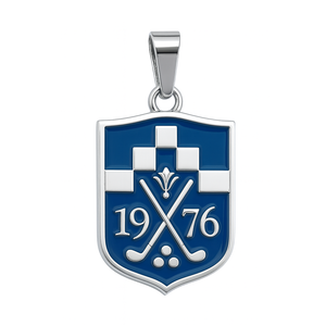 Cadeaux souvenirs d'anniversaire de luxe, logo personnalisé du club ou de l'équipe, pendentif en argent sterling 925 - Product Image 5