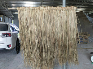 Natural Straw Roof Palm Thatch for Resort Hotel Roofing Outdoor Summer Decoration Eco Friendly Beach Hut Villa Shade Cover Panel - Product Image 5