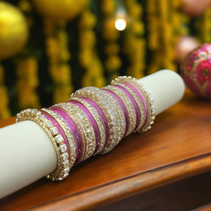 Sparkling Austrian Stone Fashion Jewelry <b>Set</b> 10575607PU_2.6 for Wedding & Festive Wear - Product Image 3