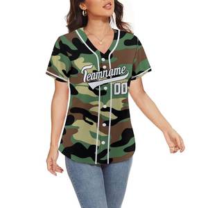 Maillots en maille pour femmes, vêtements d'équipe de baseball, tissu léger, logo personnalisé, fournisseur en gros aux États-Unis - Product Image 5