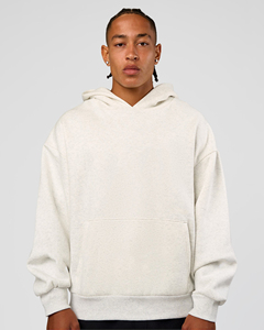 Sweat-shirt à capuche oversize pour homme, couleur unie, coton French Terry, style streetwear décontracté, avec poche, pour l'automne - Product Image 1