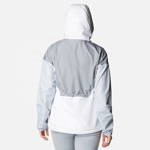 2026 Customizable Lightweight Women's High Street Winter Windbreaker Stand Waterproof Plain Pullover <b>Jacket</b> <b>Canvas</b> Polyester - Product Image 5