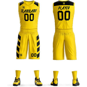 Men Women Basketball Uniform Breathable Mesh Moisture Wicking Fabric Reversible Jersey Shorts Oem Supplier Uniforms Manufacturer - Product Image 1