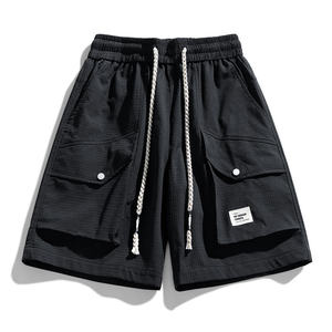 Summer Men's Sports and Casual Shorts, <b>Large</b> Size, Fast Drying, Comfortable, Versatile, Fashionable, Solid Men's Shorts - Product Image 2