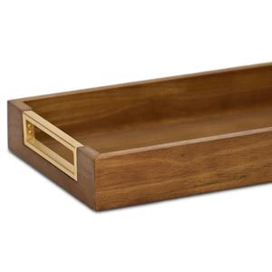 Bandeja Larga y Delgada para Almacenamiento y Servicio con Bordes Elevados y Asas de Fácil Agarre, Perfecta para Decoración de Mesa, Encimera y Exhibición Organizada - Product Image 3