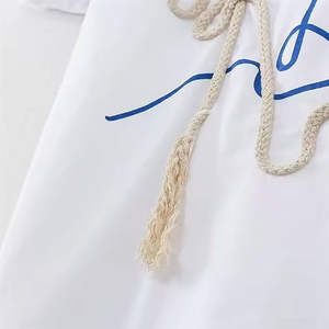 Camisetas de Algodón 100% para Hombre, Corte Holgado, con Logotipo Personalizado Serigrafiado, Tela de Lona Transpirable de Alta Calidad, Venta al Por Mayor, Nueva Llegada - Product Image 4