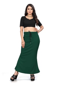 Women <b>Elastic</b> Waist Pencil <b>Skirt</b> Customized Color Ankle-Length Drawstring Sexy Stretchable Spandex Polyester Satin Fluffy - Product Image 1