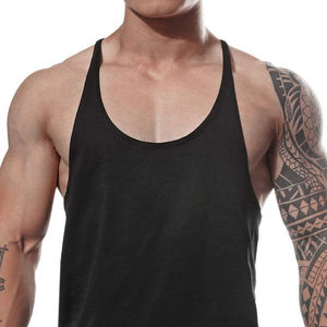 High Quality Wholesale Factory Made <b>Men</b> <b>Singlets</b> New Arrival Custom Printed Logo Fitness Wear <b>Men's</b> <b>Singlets</b> OEM Service - Product Image 6