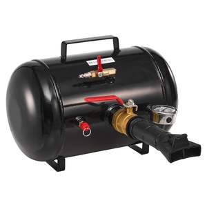 Gonfleur de pneus lourd de 87 à 116 PSI, noir, 5 gallons/18,9 L, pour camionnette, tondeuse à gazon, VR, outil de gonflage à déclenchement pneumatique - Product Image 1