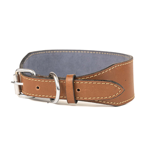 Most Selling Hot Sale Suede Leather Made <b>Dogs</b> Collar Direct Sales Factory Manufactured 100% Genuine Leather Pet Collars - Product Image 2