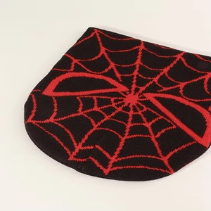 Bonnet en acrylique personnalisé avec impression en relief, motif jacquard tricoté, unisexe, sans revers, style streetwear avec lettres - Product Image 5