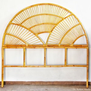 Handcrafted rattan <b>headboard</b> hot selling beautiful bed <b>headboards</b> accessories for beds decor - Product Image 1