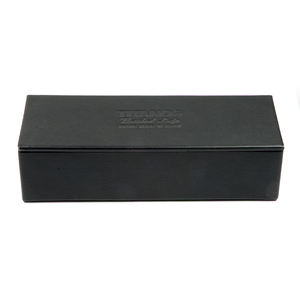 Étui à lunettes personnalisé avec logo, rectangulaire, en cuir PU haut de gamme, durable - Product Image 1