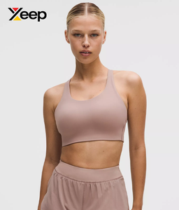 เสื้อชั้นในกีฬาโยคะคุณภาพสูงสำหรับผู้หญิง XEEP รุ่น XC-SB-173 แบบเรียบง่าย ระบายอากาศได้ดี สายปรับได้ แผ่นรองถอดออกได้ รองรับได้ดีเยี่ยม แห้งเร็ว - Product Image 1