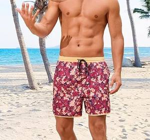กางเกงขาสั้นผู้ชายคุณภาพสูง พิมพ์ลายตลก น้ำหนักเบา แห้งเร็ว เอวยางยืด สไตล์ลำลอง สำหรับเล่นกีฬาหรือใส่เดินเล่น - Product Image 2