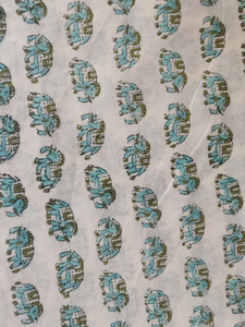 Tela de Algodón Estampada a Mano con Diseño de Elefantes Indios, por Metro, para Coser, Confección de Ropa, Acolchados, Manualidades y Decoración del Hogar - Product Image 6