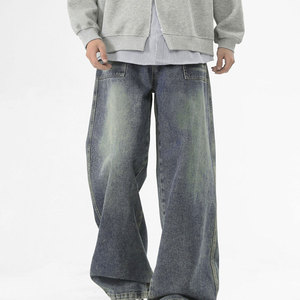 Jeans en denim pour hommes, coupe slim droite, décontractés et respirants, nouvelle collection été-automne, vente directe usine - Product Image 4