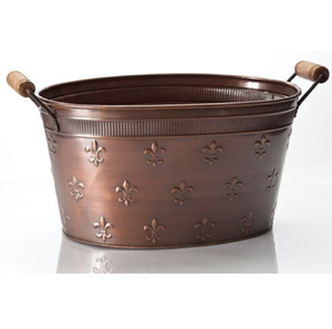 Heavily Carved Galvanized Ice <b>Bucket</b> Beverage Holder Classic Design 5L Capacity Beautiful Detailed Art Available Wholesale - Product Image 4