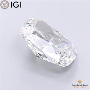 Diamante CVD Cultivado en Laboratorio, Corte Cojín, Color D, Claridad VVS1, 4.00 Quilates, con Certificado IGI, para Anillo de Compromiso - Product Image 3