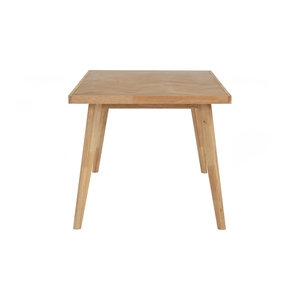 Mesa de Comedor Rectangular de Madera Maciza de Roble Estilo Moderno de Mediados de Siglo con Patas Cónicas para el Hogar - Product Image 3