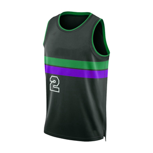 Maillot de basket-ball moderne 100% polyester à séchage rapide, design élégant, coupe athlétique, noms d'équipes personnalisés pour les équipes et les clubs - Product Image 6