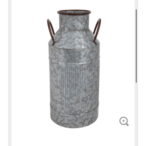 Jardinière décorative en fer galvanisé avec poignée latérale pour jardin, patio, balcon – Vente en gros - Product Image 6