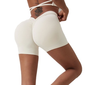 Shorts taille haute personnalisés pour femmes, respirants, écologiques, effet gainant abdominal, 100 % polyester élastique - Product Image 3