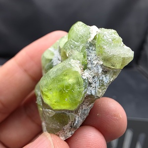 Cristal vert fantôme de forme irrégulière, cristal naturel en vrac pour la fabrication de bijoux - Product Image 3