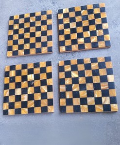 Custom Modern Geometric Felt Coasters Set Eco Friendly Heat Resistant Drink Cup <b>Mats</b> Non Slip Table Coaster for <b>Bar</b> Home Decor - Product Image 2