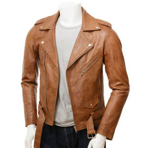 Chaqueta de Cuero de Moda Masculina de Alta Calidad, Estilo Urbano, Mangas Largas, Impermeable, Transpirable, Resistente al Viento, Ajuste Cómodo, Invierno - Product Image 1
