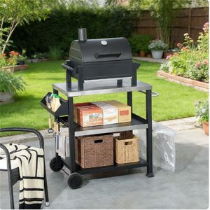 Mesa de Barbacoa para Exteriores y Carrito de Almacenamiento - Product Image 4