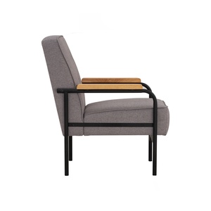 Sofá Individual Moderno de Tela con Sillón Tapizado y Estructura Metálica para Sala de Estar, Muebles para el Hogar - Product Image 3