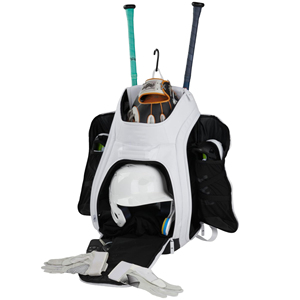 Mochila de béisbol y softbol con ruedas, de gran capacidad, resistente, con logotipo y diseño personalizados, para equipo deportivo al aire libre, para jugadores. - Product Image 5