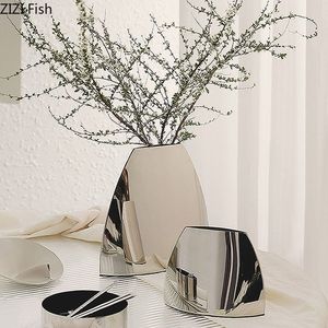Luxury Solid <b>Copper</b> Hollow <b>Vase</b> Textured Antique Design Flower Pots | Modern Abstract Sculptural Home Decor for Living Room - Product Image 3