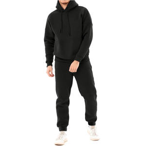 Conjunto deportivo cómodo para hombre, tela suave y transpirable, pantalones jogger con capucha, ligero, para correr, entrenamiento deportivo, en oferta online. - Product Image 1