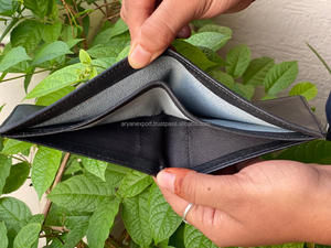 Portefeuille en cuir véritable pour homme Porte-Offre Spéciale en cuir véritable Designer de luxe Couleur marron Cadeau en espèces pour lui - Product Image 4