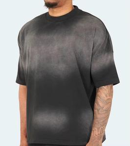 Camiseta de Hombre Oversize de Algodón 100% de Alto Gramaje con Estampados Personalizados, Lavado Ácido y Efecto Vintage, Transpirable y Ecológica, Estilo Urbano - Product Image 2