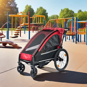 Remorques à vélo pour enfants en tissu résistant aux intempéries - Product Image 1